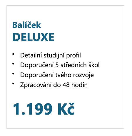 Deluxe balíček